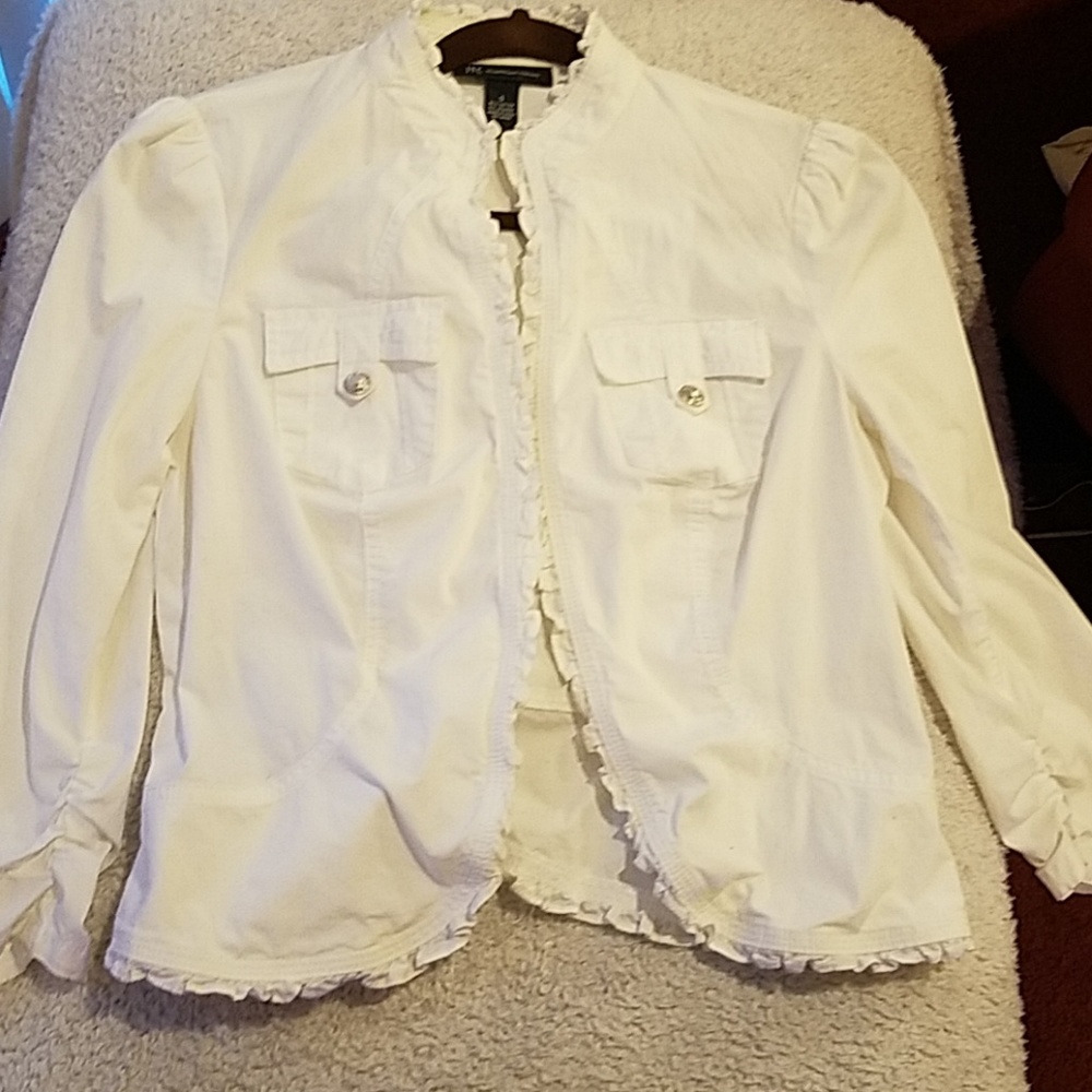 INC Ruffled Jacket